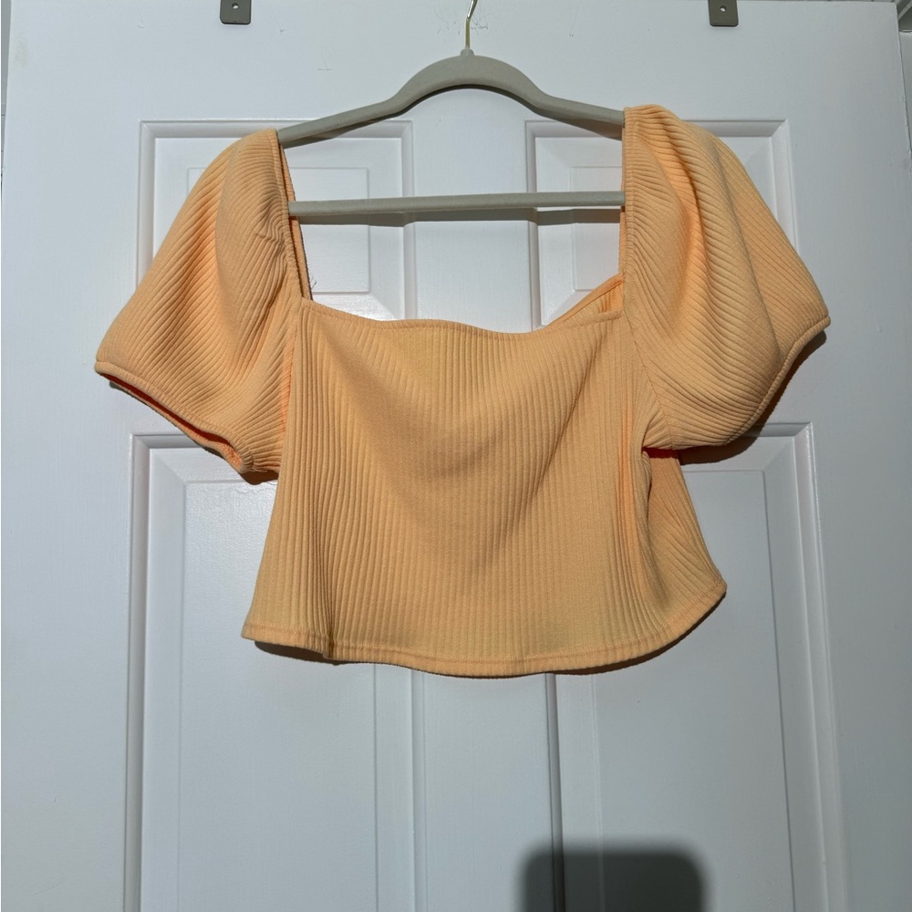 Orange Crop Top
